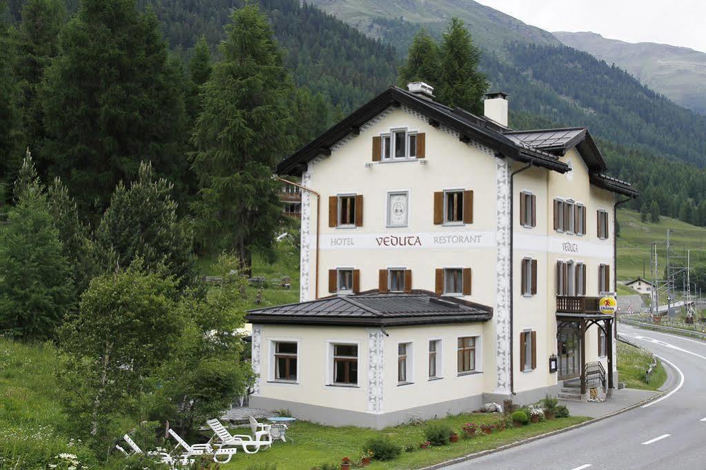 Hotel Veduta Cinuos-Chel Buitenkant foto